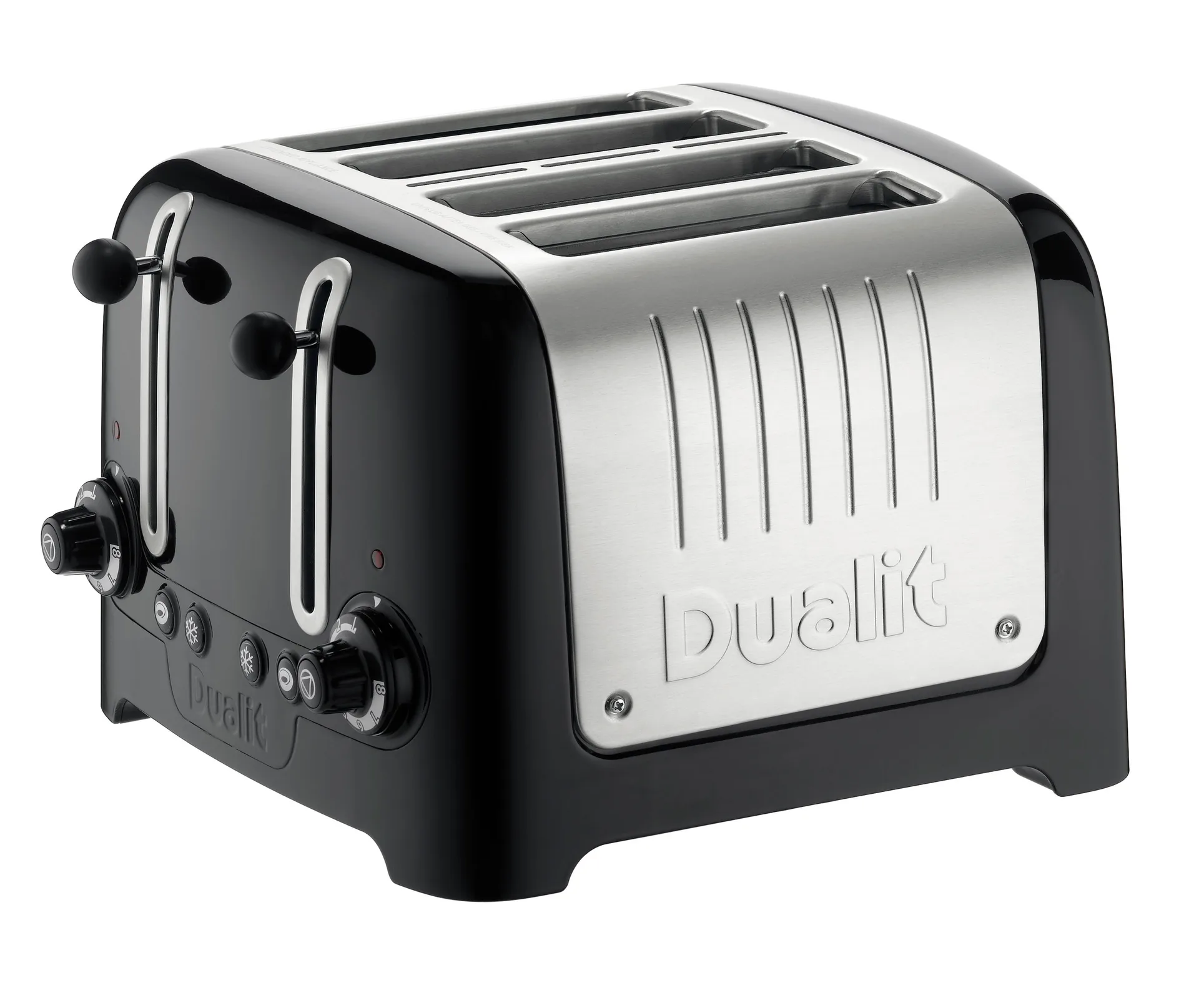 Toaster Lite 4 Scheiben, Schwarz glänzend Dualit