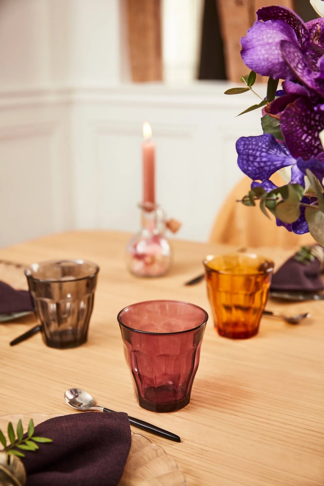 Picardie Trinkglas, Grau, 6er-Pack, 25 cl Duralex