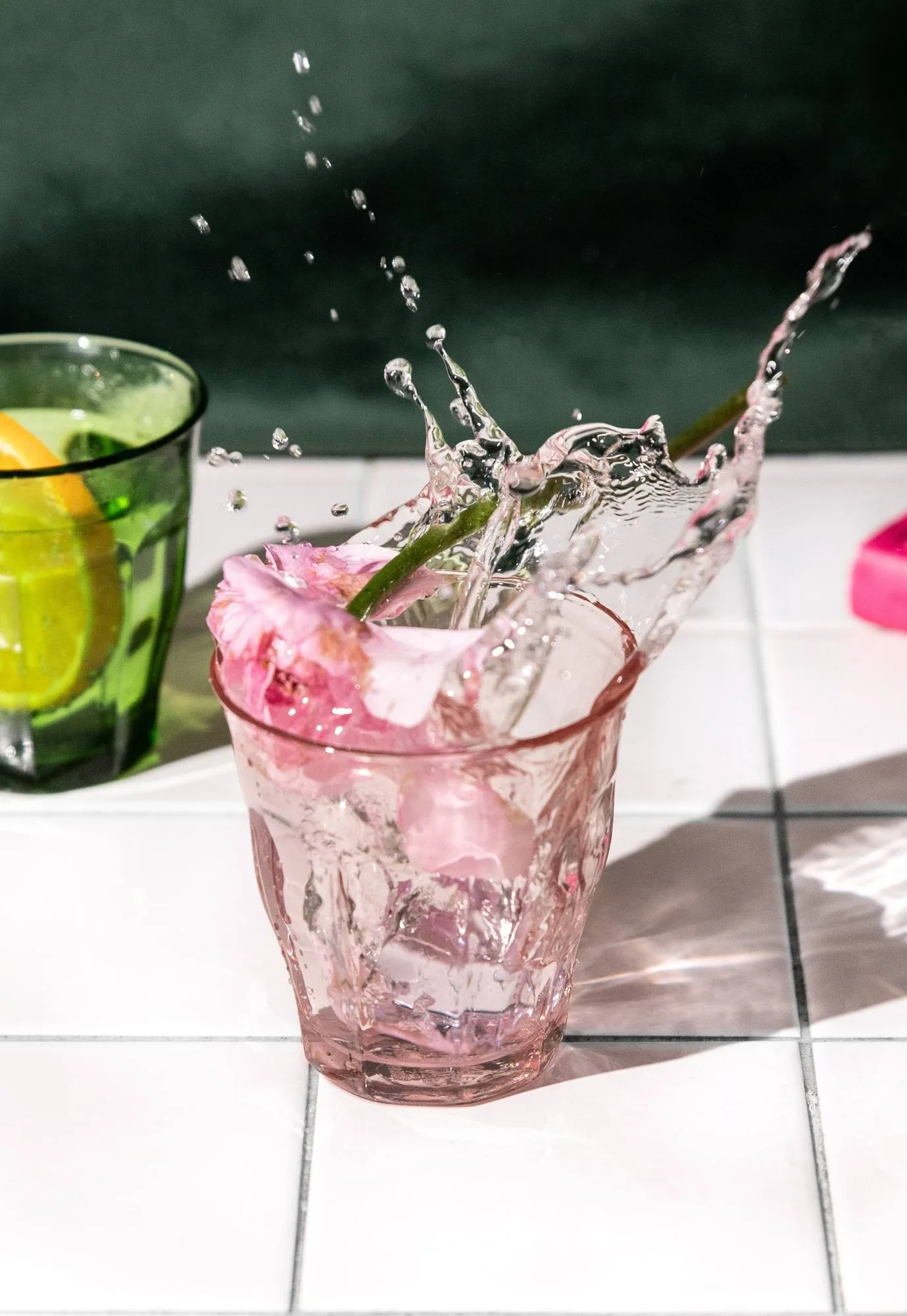 Picardie Trinkglas, Rosa, 4er-Pack, 25 cl Duralex