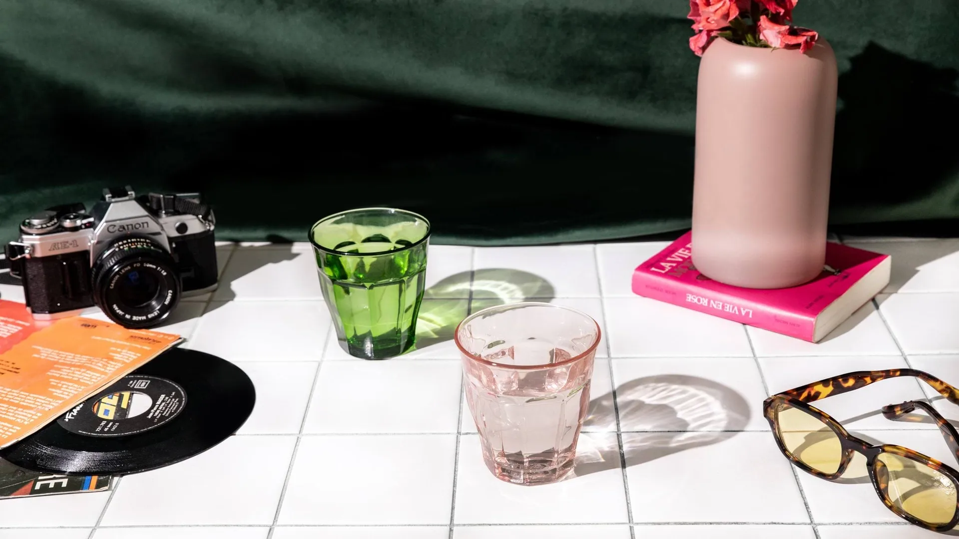 Picardie Trinkglas, Rosa, 4er-Pack, 25 cl Duralex