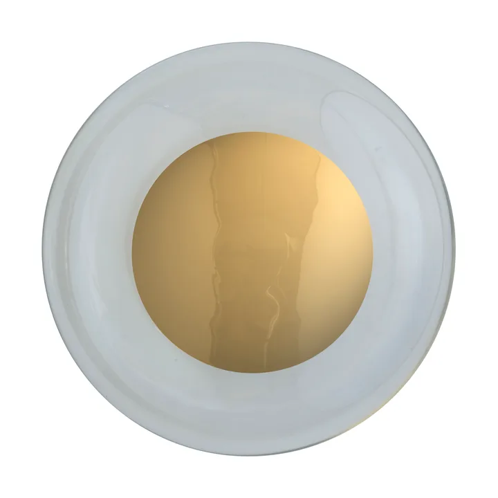 Horizon surface Wandleuchte - Clear-shiny gold, Ø29 cm - EBB & FLOW