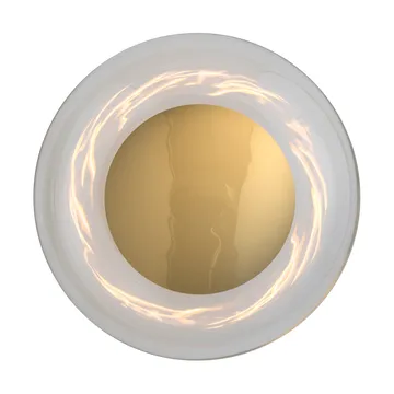 Horizon surface Wandleuchte - Clear-shiny gold, Ø29 cm - EBB & FLOW