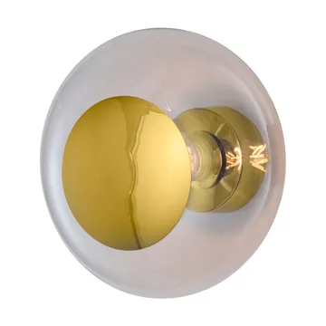 Horizon surface Wandleuchte - Clear-shiny gold, Ø29 cm - EBB & FLOW