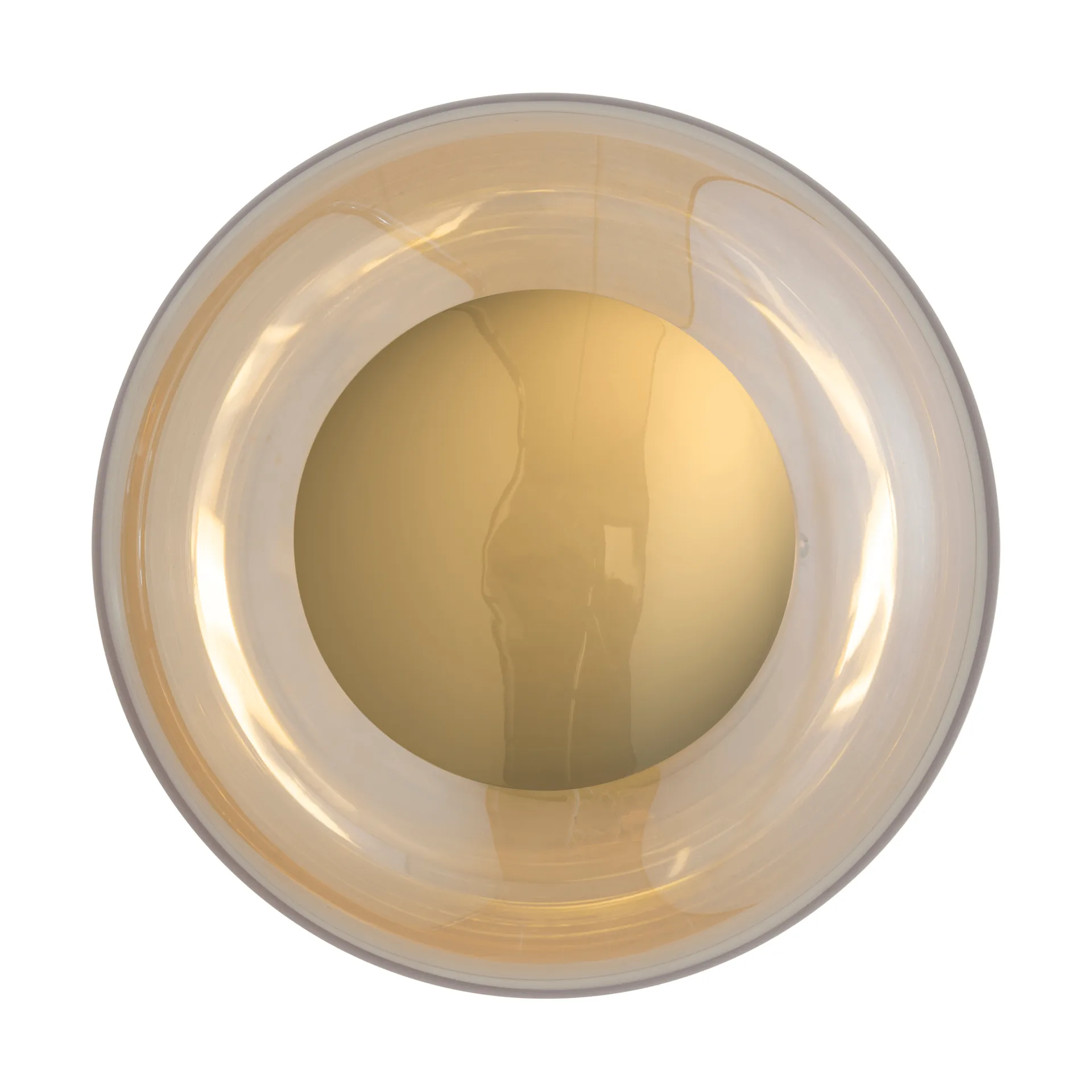 Horizon surface Wandleuchte, Golden smoke, Ø25 cm EBB & FLOW