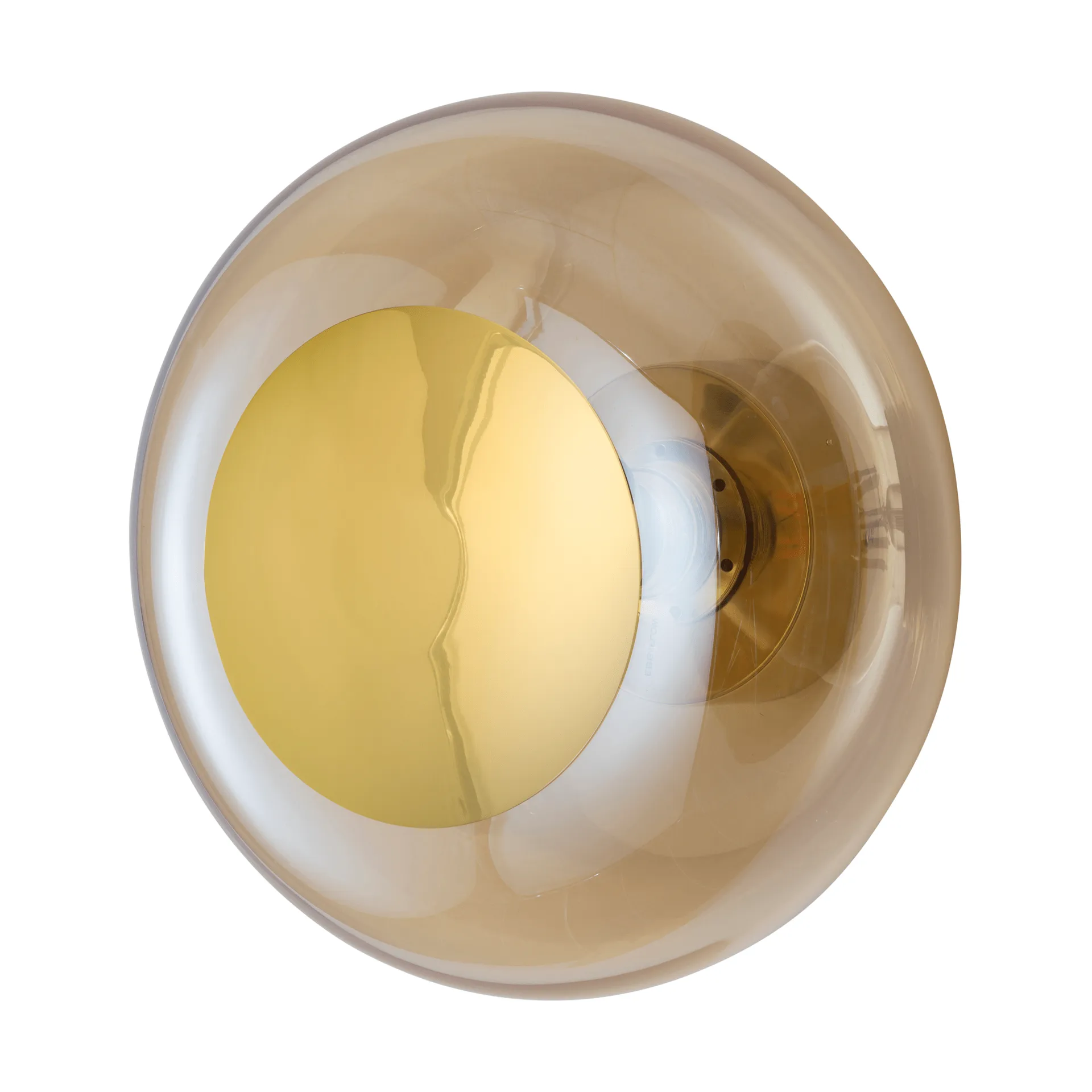 Horizon surface Wandleuchte, Golden smoke, Ø29 cm EBB & FLOW