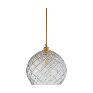 Rowan Pendelleuchte L Ø 28cm - Crystal, large check - EBB & FLOW