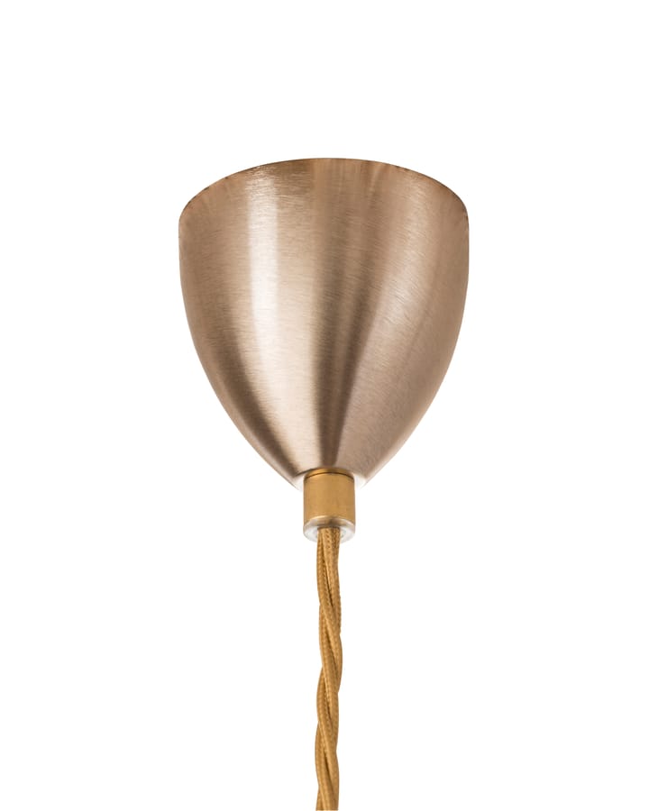 Rowan Pendelleuchte M Ø 22cm - Klarglas/gold - EBB & FLOW
