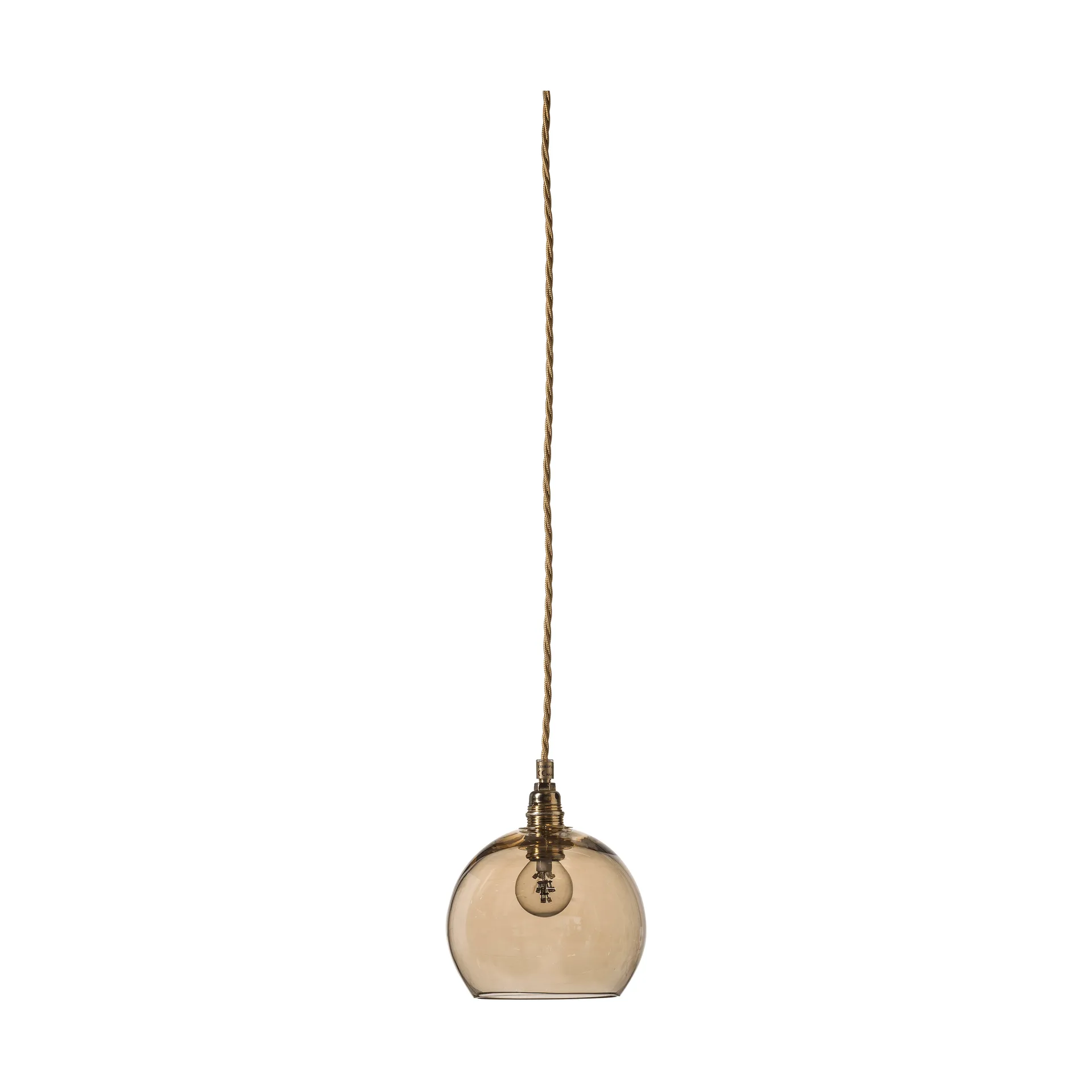 Rowan Pendelleuchte S Ø 15,5cm, Golden smoke EBB & FLOW