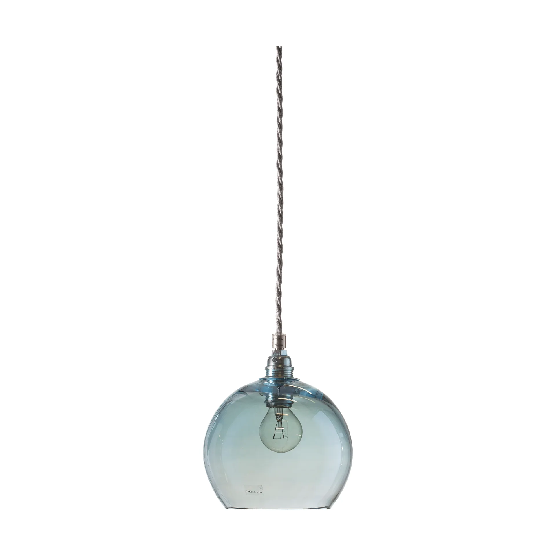 Rowan Pendelleuchte S Ø 15,5cm, Topaz blue EBB & FLOW