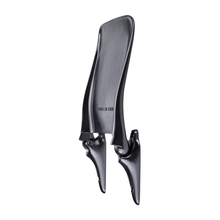 Edblad Wandstuhl matt, Aluminium schwarz lackiert Edblad