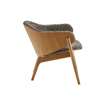 Alba Sessel vorne bezogen - Geölte Eiche-curl 39 - Eilersen