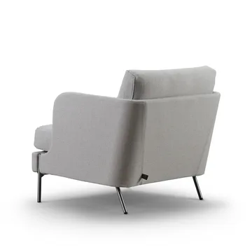 Funen Sessel - Sack 07 grau-niedrige Rückenlehne-rostfreier Stahl - Eilersen