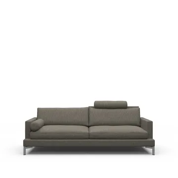Great lift 3-sitziges Sofa - Bakar 01 braunbeige-Chrombeine - Eilersen