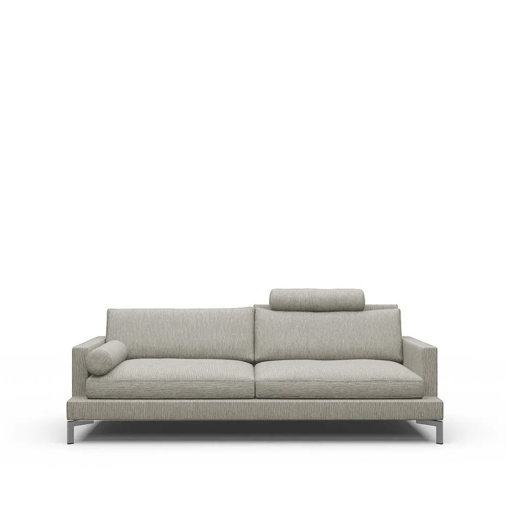 Great lift 3-sitziges Sofa, Stoff Tangent 37 Beige, Chrombeine Eilersen