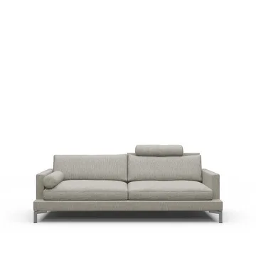 Great lift 3-sitziges Sofa - Stoff Tangent 37 Beige, Chrombeine - Eilersen