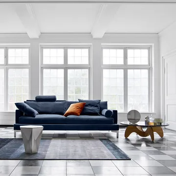 Great lift 3-sitziges Sofa - Stoff Tangent 37 Beige, Chrombeine - Eilersen