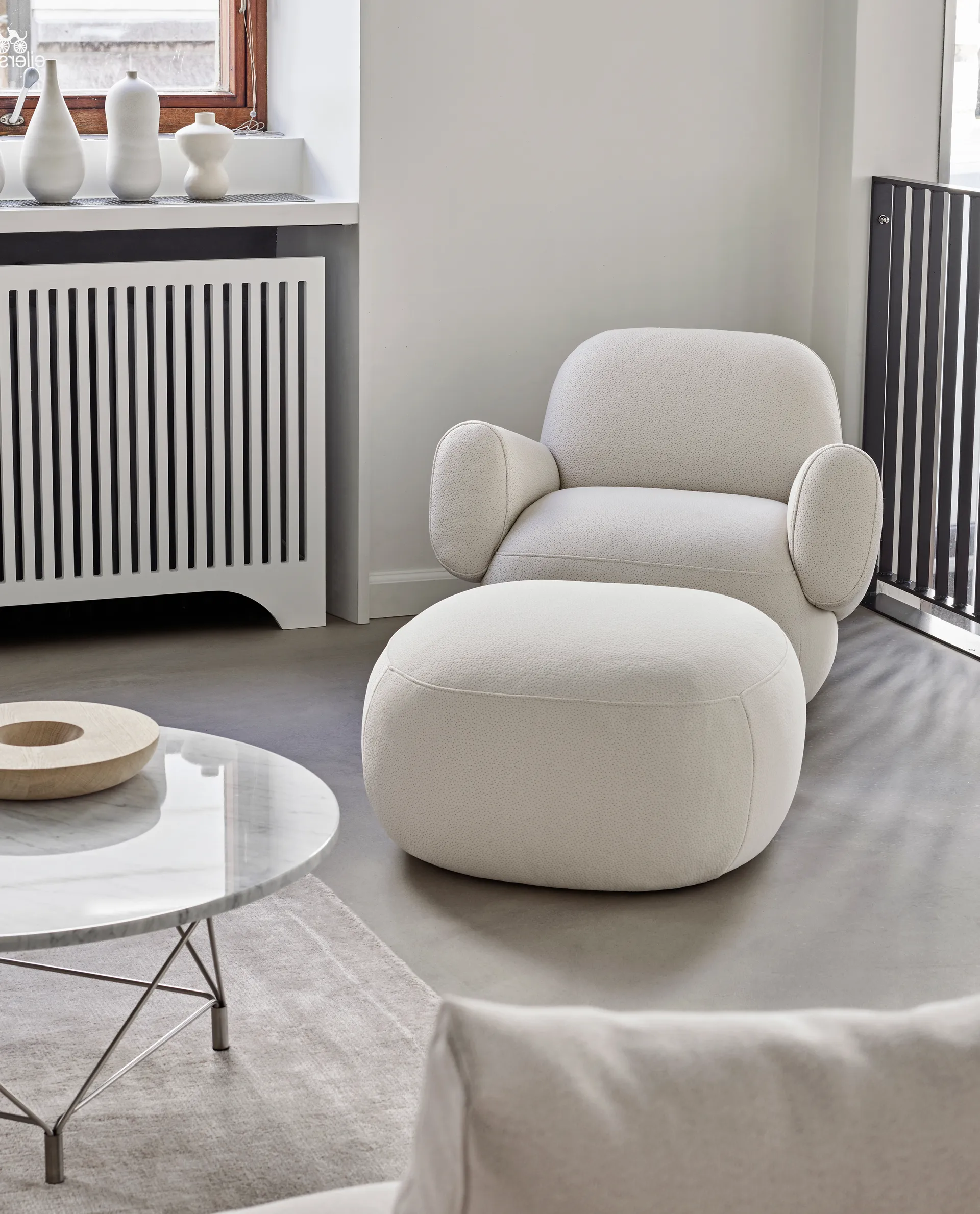 Havana Sessel mit 2 Armlehnen, Curl 09 Eilersen