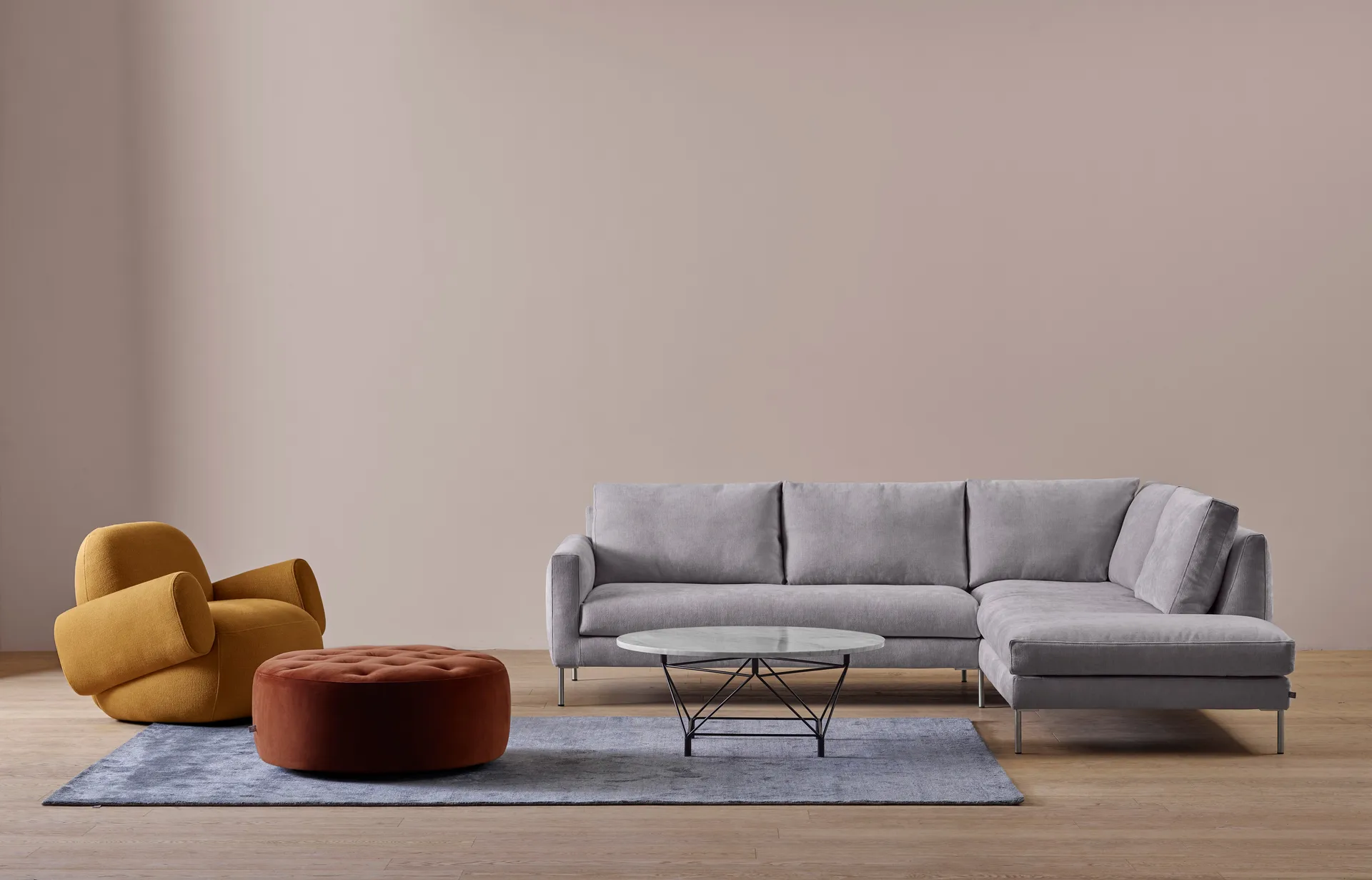 Havana Sessel mit 2 Armlehnen, Curl 09 Eilersen