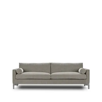 Lift Sofa 240 cm - Bakar 01 braunbeige-Daunentopper-Stahlbeine - Eilersen