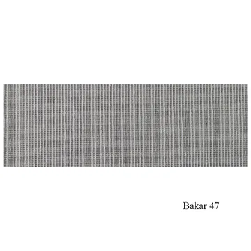 Lift Sofa 240 cm Schaumstoffpolsterung - Stoff baker 47 hellgrau-Stahlbeine - Eilersen