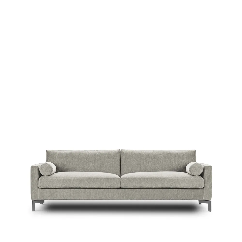 Lift Sofa 240 cm, Tangent 37 Beige-Daunentopper-Stahlbeine Eilersen