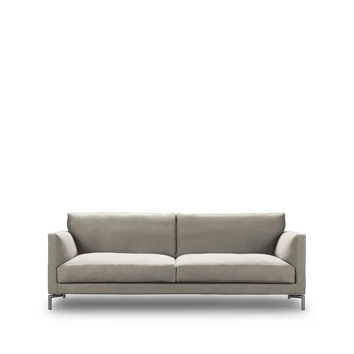 Mission Sofa - Stoff Tangent 37 beige-240-Stahl - Eilersen
