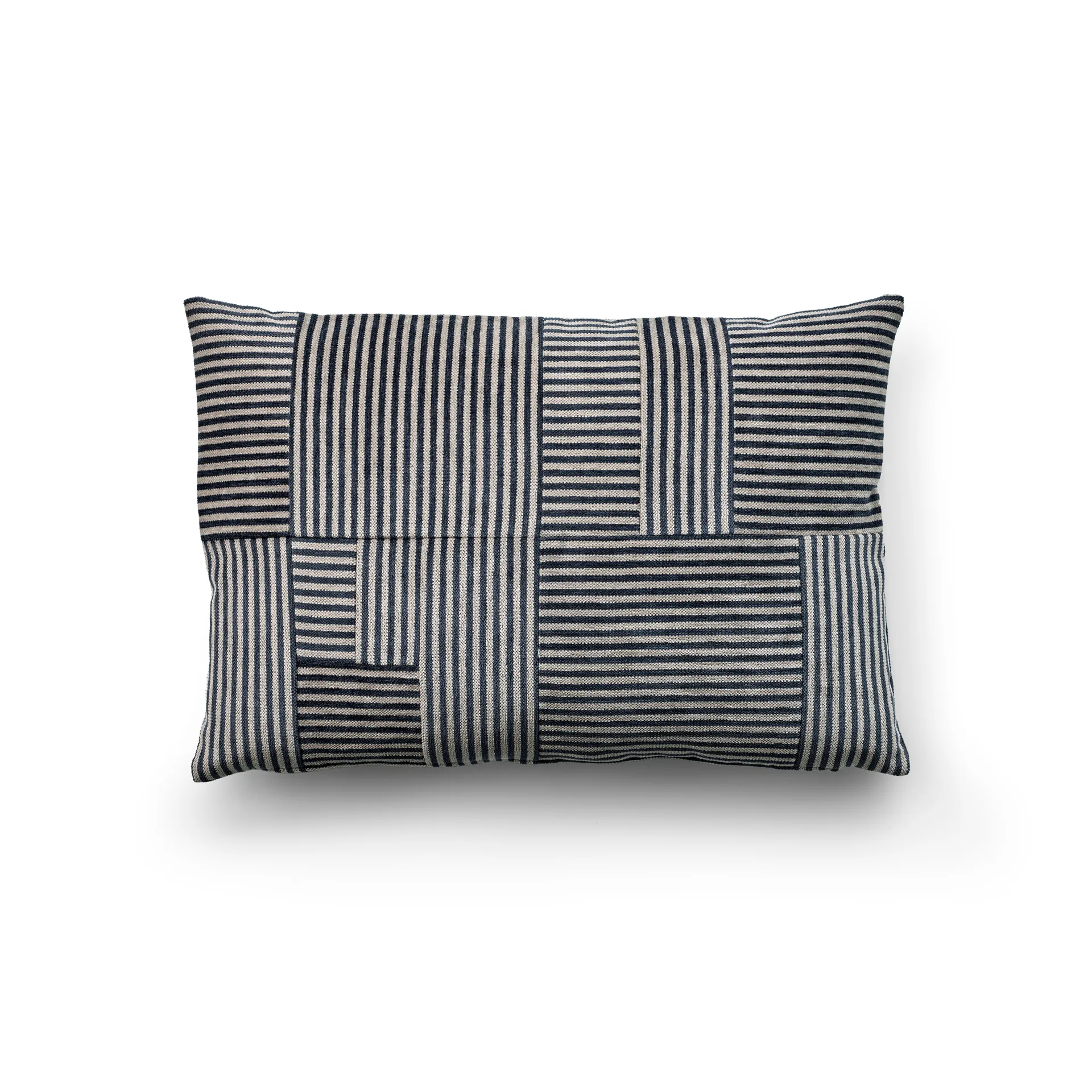 Pyjamas Design 5 Kissen 40x60 cm, Marineblau-beige Eilersen