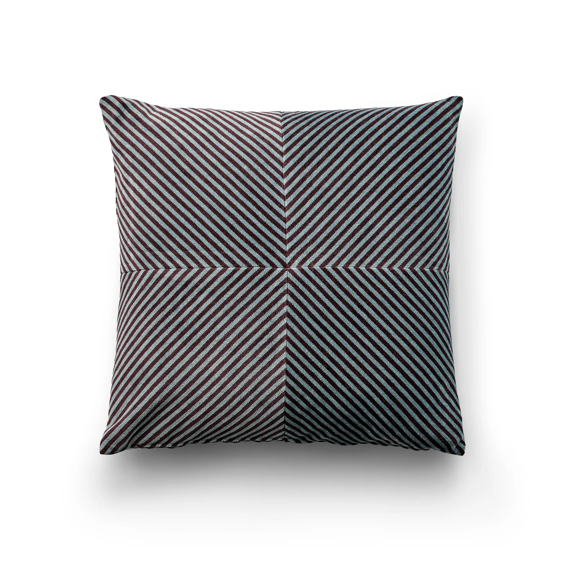 Pyjamas Design 9 Kissen 50x50 cm, Braun-blau Eilersen