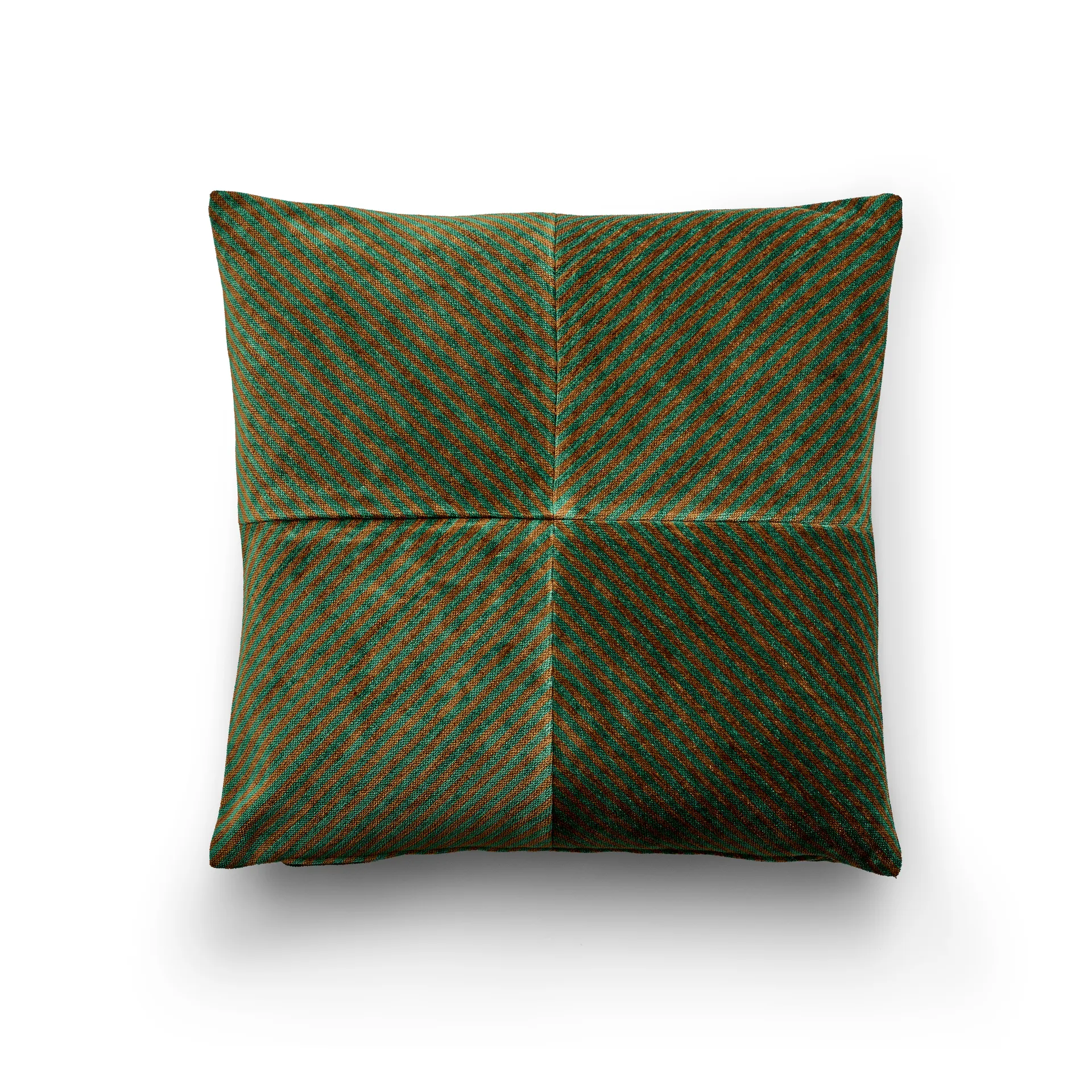 Pyjamas Design 9 Kissen 50x50 cm, Grün-Braun Eilersen