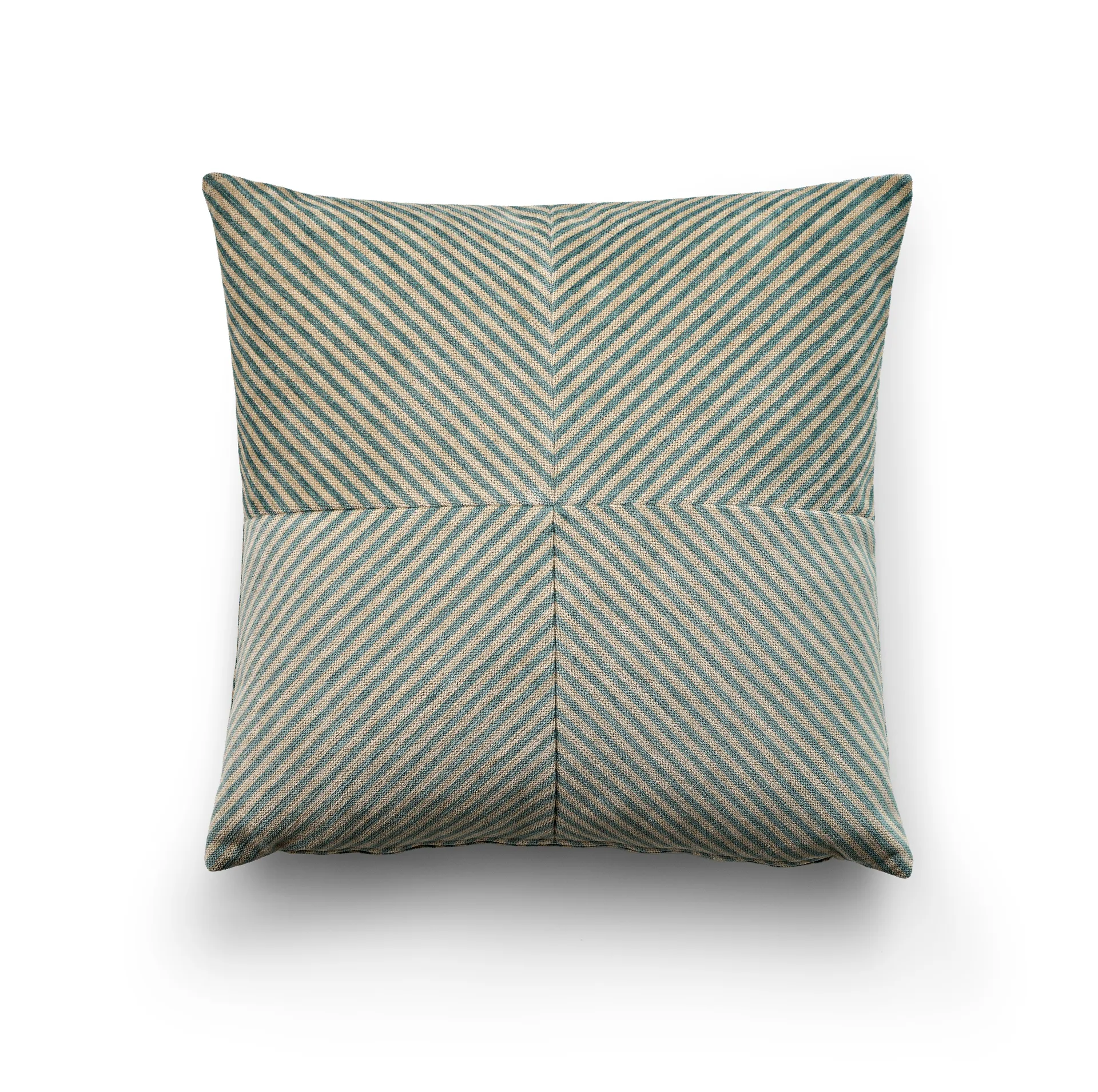 Pyjamas Design 9 Kissen 50x50 cm, Off white-türkis Eilersen