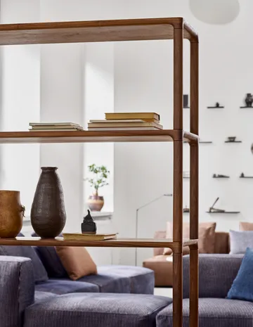 Root Tower Regal hoch - Walnuss - Eilersen