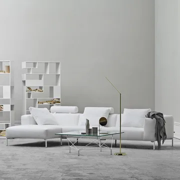 Spider Couchtisch - Marmor weiß, schwarzes Gestell - Eilersen