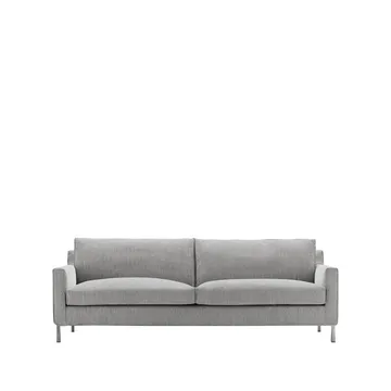 Streamline 3-sitziges Sofa 220 cm - bakar 47 hellgrau-Edelstahl - Eilersen