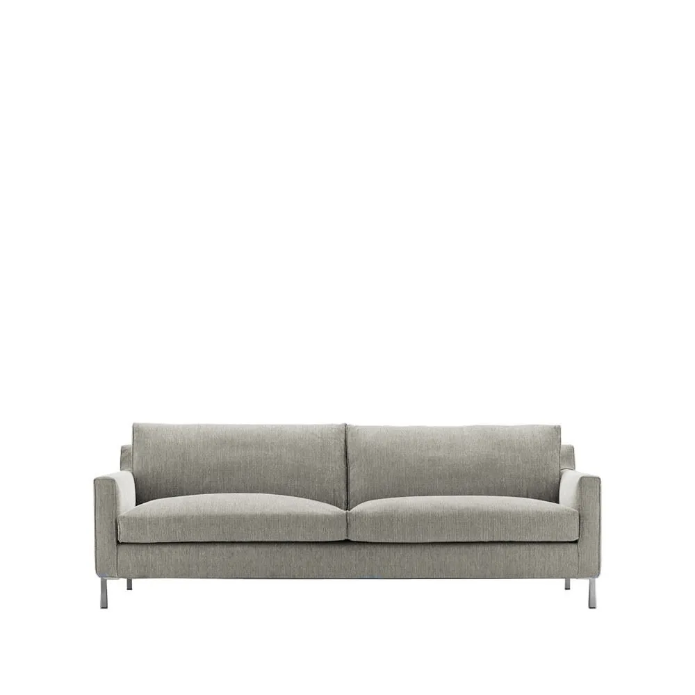 Streamline 3-sitziges Sofa 220 cm, tangent 37 Beige-Edelstahl Eilersen