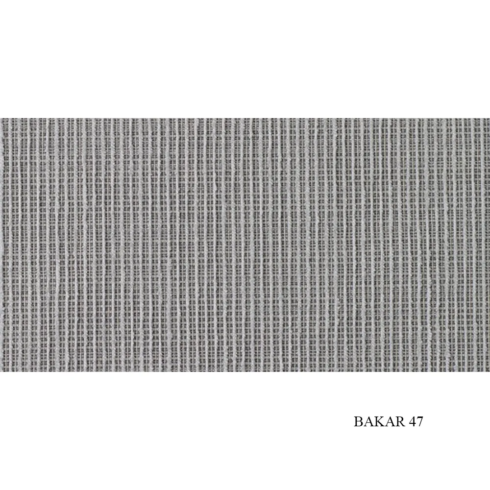 Zenith Sofa, 3-Sitzer, bakar 47 hellgrau-Stahl-220 cm Eilersen