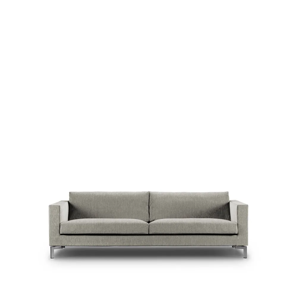 Zenith Sofa, 3-Sitzer, tangent 37 beige-Stahl-240 cm Eilersen