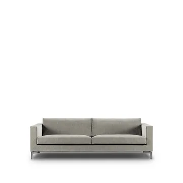 Zenith Sofa - 3-Sitzer, tangent 37 beige-Stahl-240 cm - Eilersen