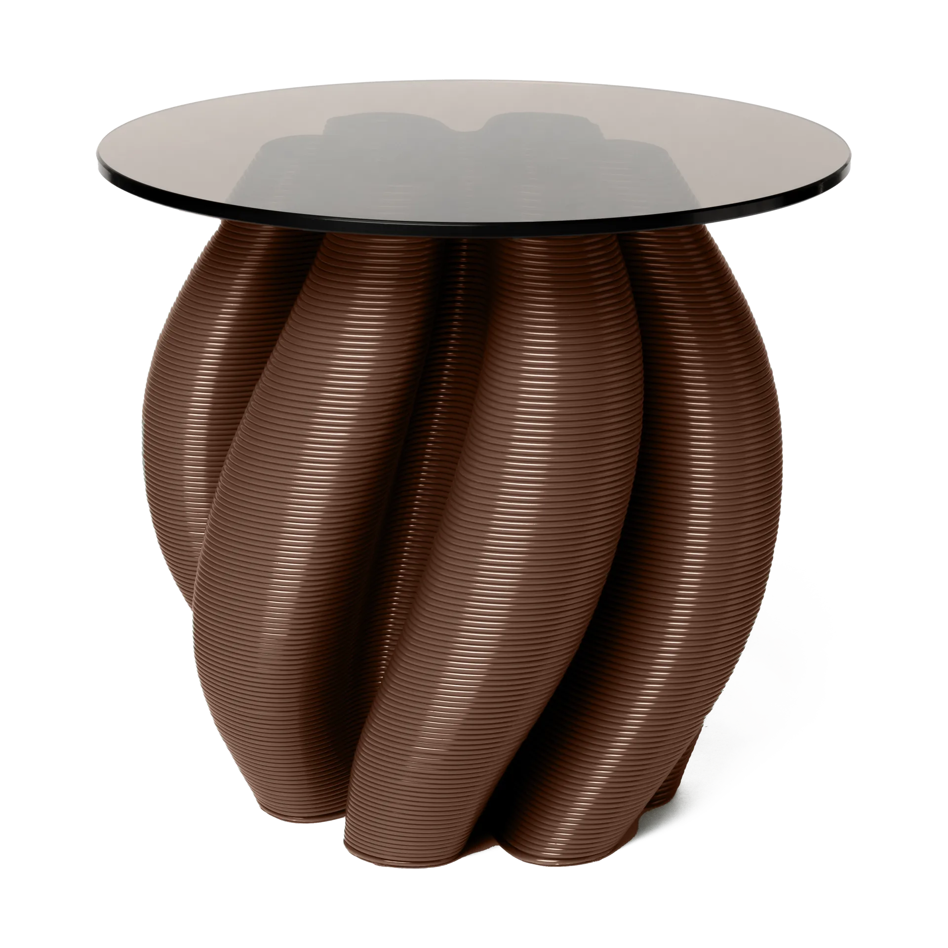 Water lily Beistelltisch Ø50 cm, Chocolate Ekbacken Studios