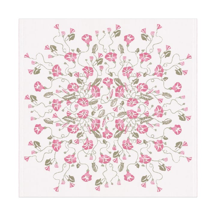 Åkervinda Tischdecke 75x75 cm - Rosa - Ekelund Linneväveri