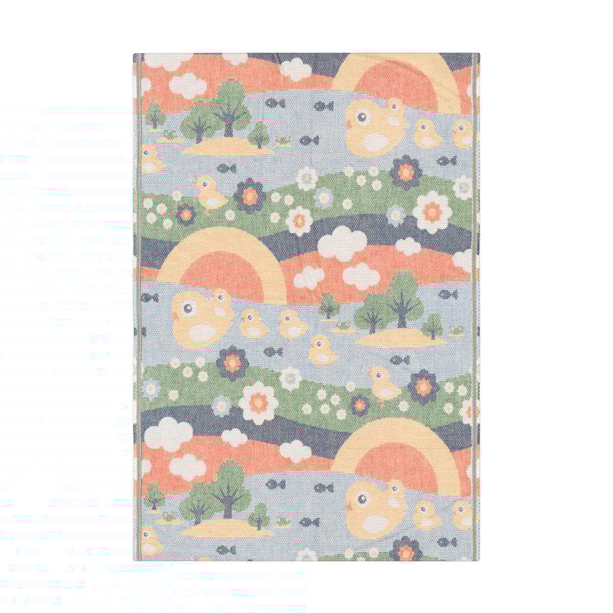 Ekelund Linneväveri Ankdalen Babydecke 72x105 cm Multi