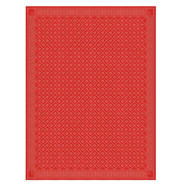Åttebladrosa Tischdecke - 150 x 310cm - Ekelund Linneväveri