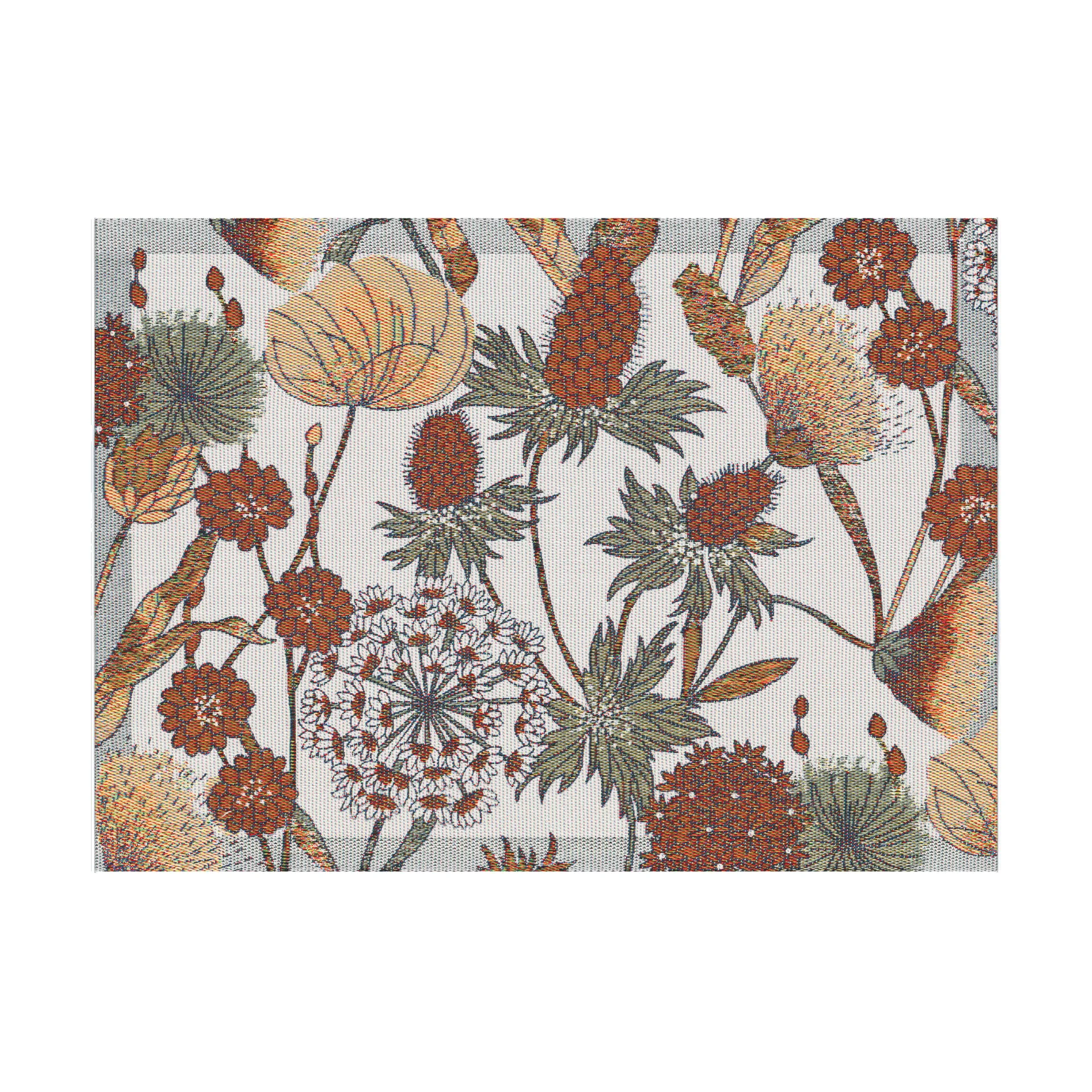 Autumn Tischset 35x48 cm, Braun-Rot Ekelund Linneväveri