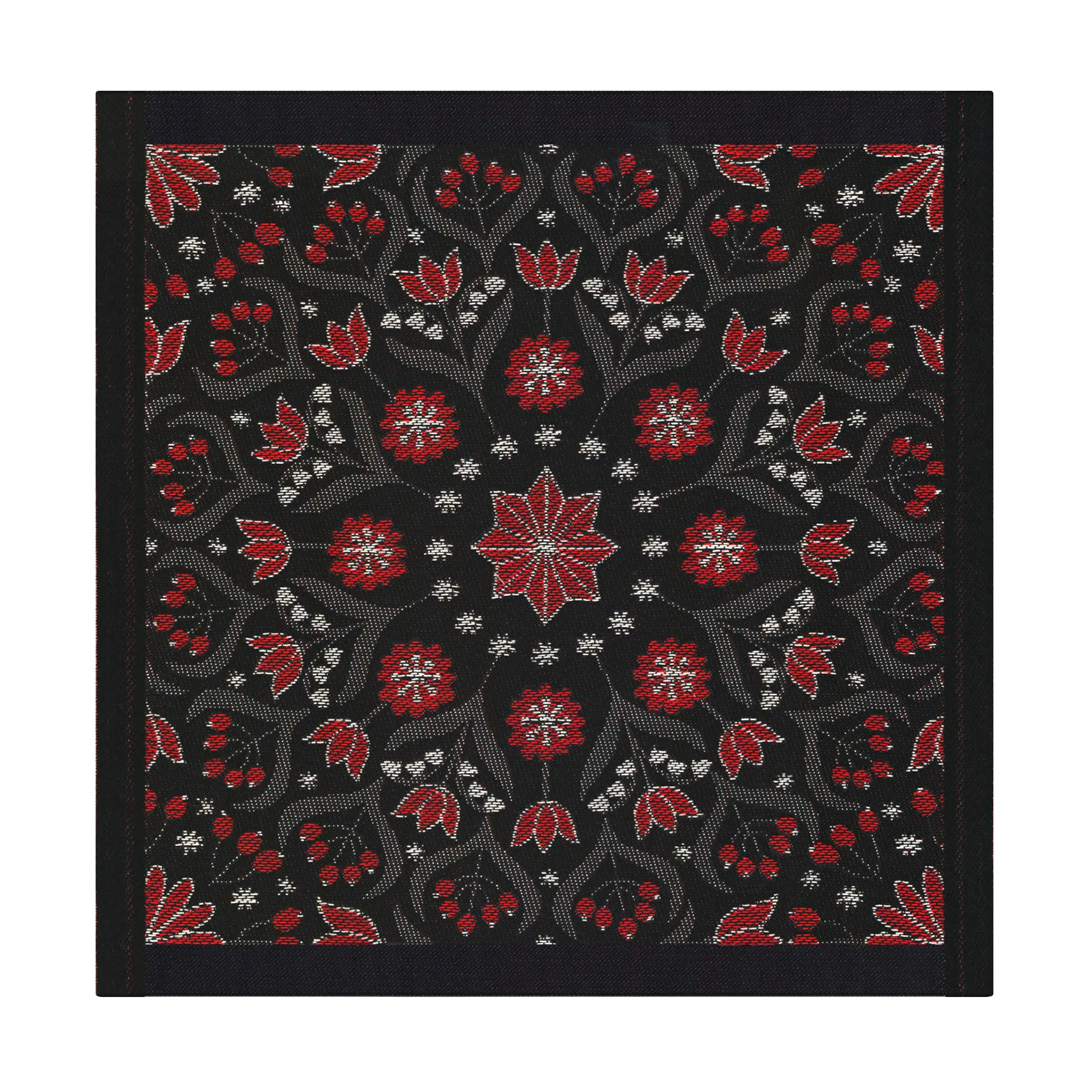 Bettys jul Serviette 35x35 cm, Rot-Schwarz Ekelund Linneväveri