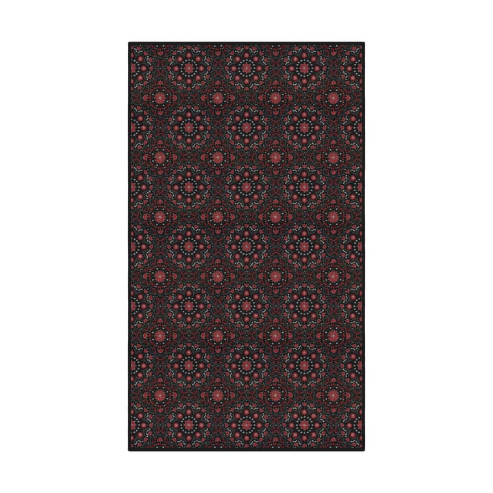 Bettys jul Tischdecke 145x250 cm - Rot-Schwarz - Ekelund Linneväveri