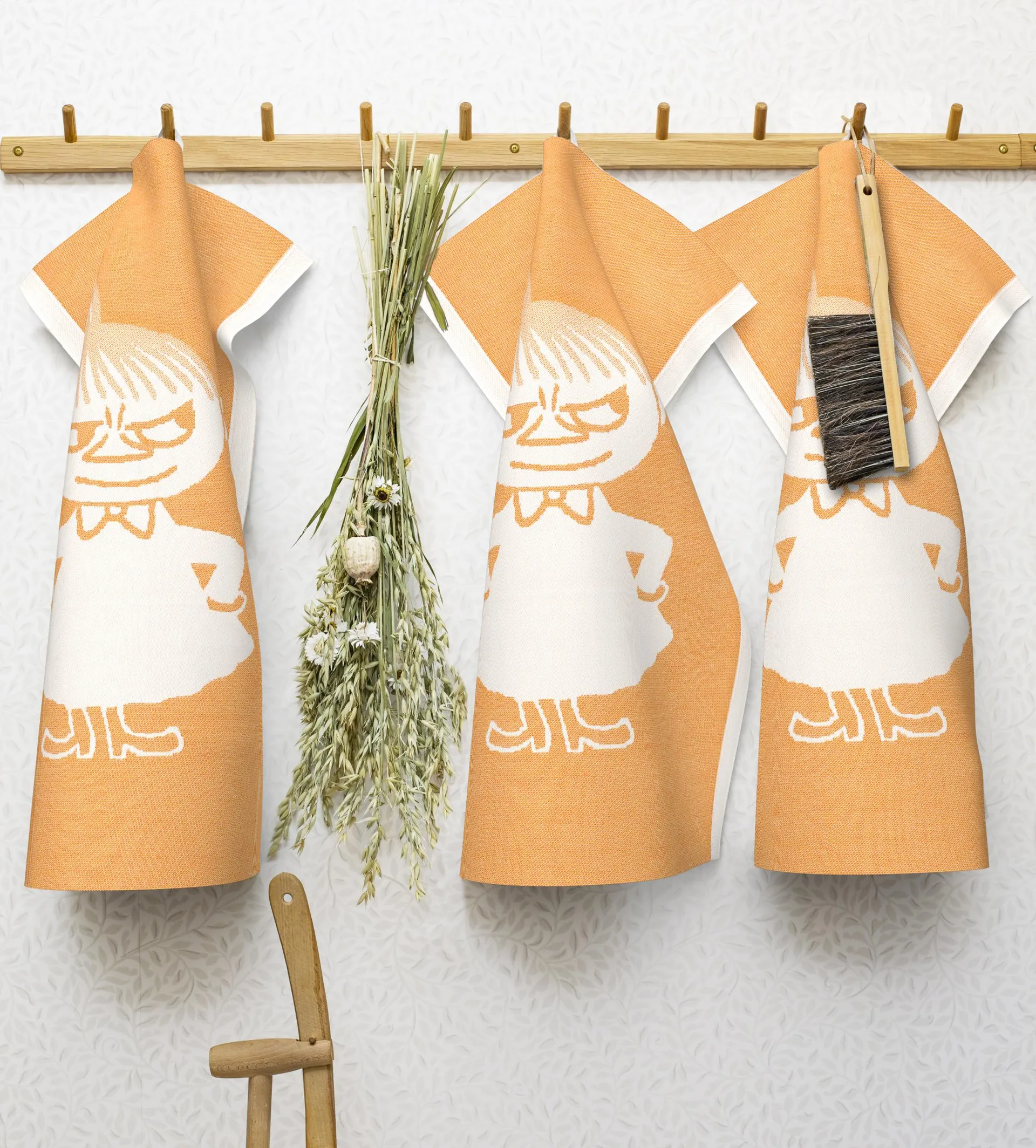 Big little My Geschirrtuch orange, 35 x 50cm Ekelund Linneväveri