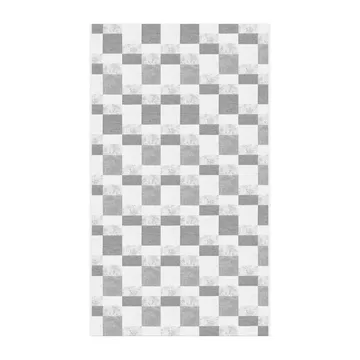 Block Tischtuch 150 x 300cm - Grau - Ekelund Linneväveri