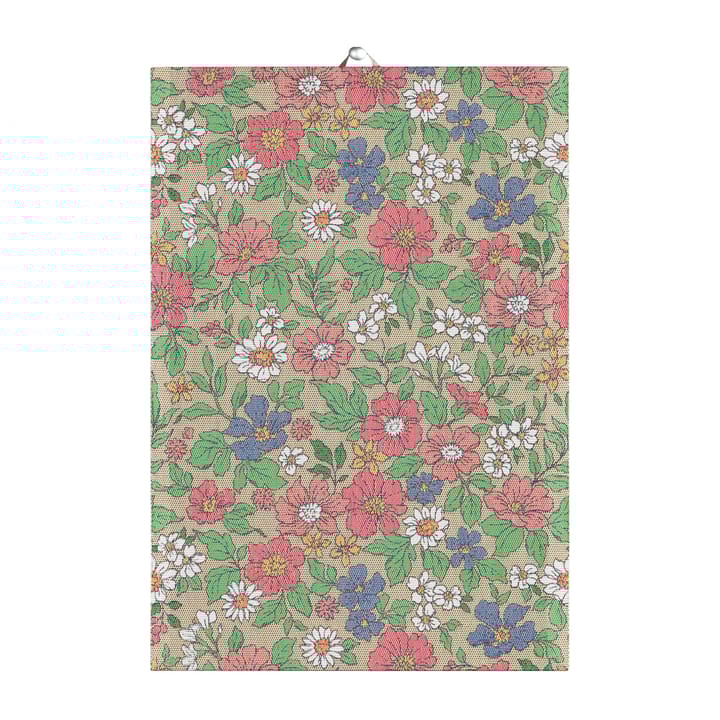 Blumenwiese Geschirrtuch - 35 x 50cm - Ekelund Linneväveri