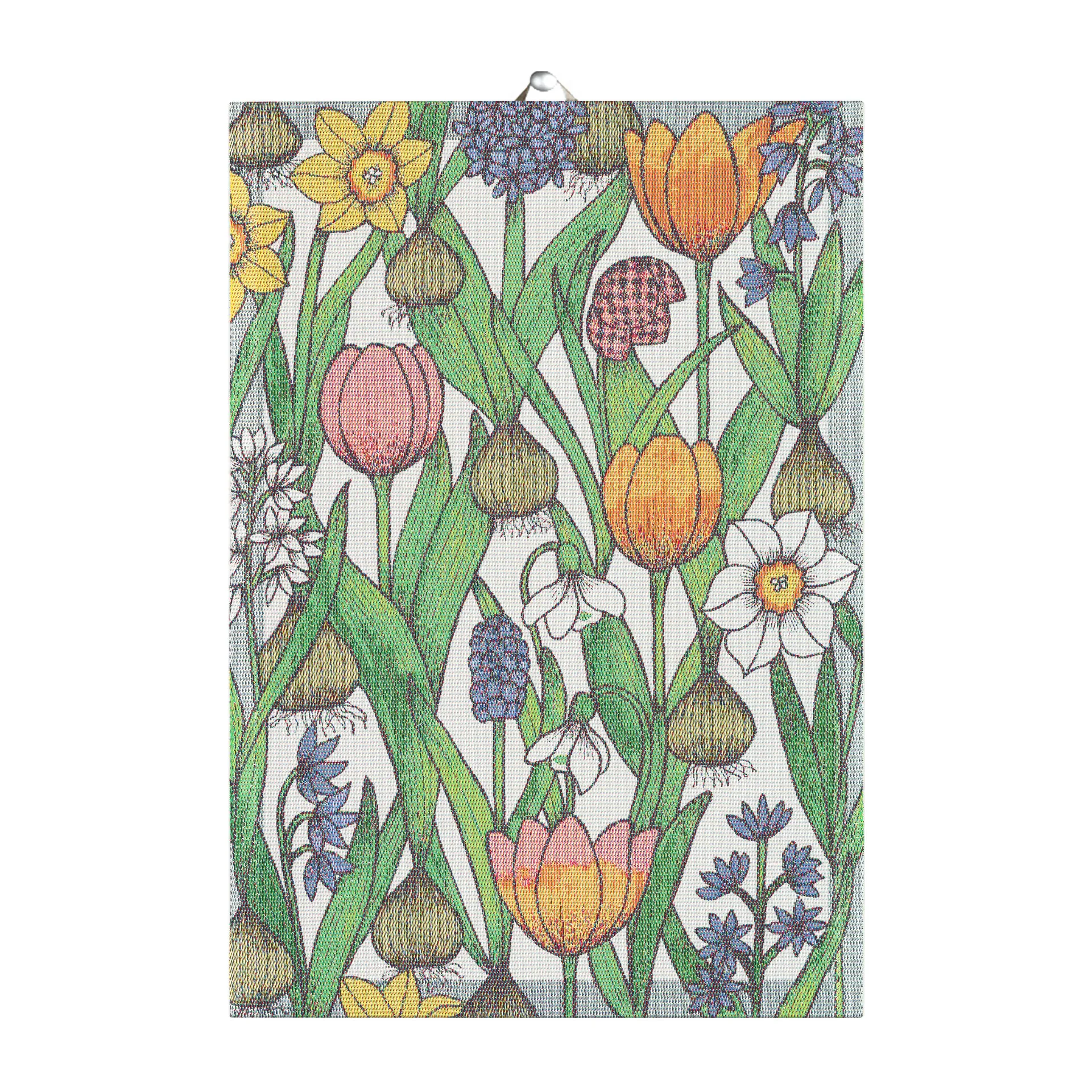 Blumenzwiebel Geschirrtuch, 35 x 50cm Ekelund Linneväveri