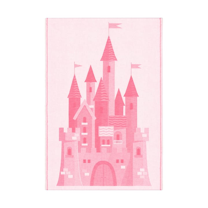 Castle Babydecke 72x105 cm - Rosa - Ekelund Linneväveri