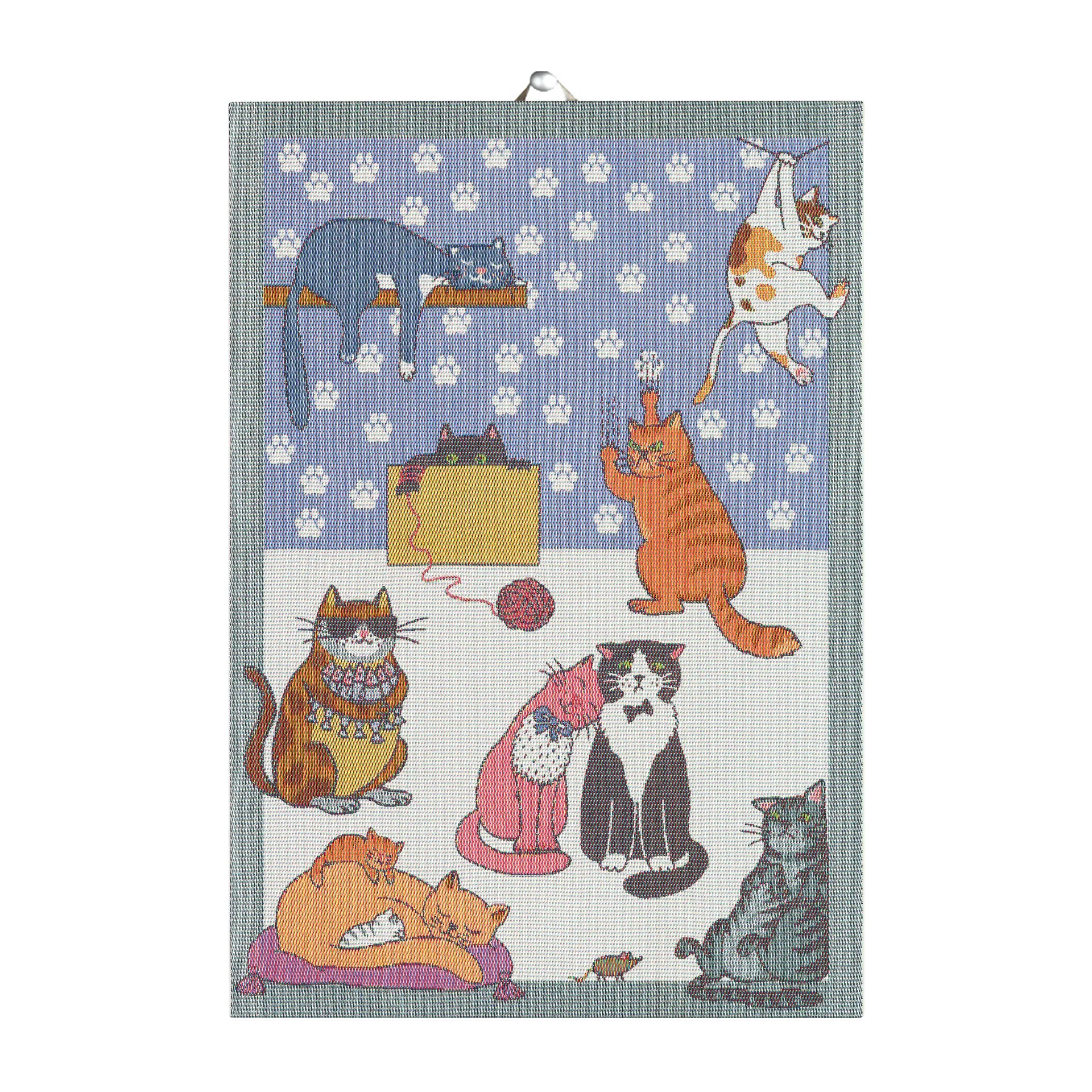 Cats fun Geschirrtuch, 35 x 50cm Ekelund Linneväveri